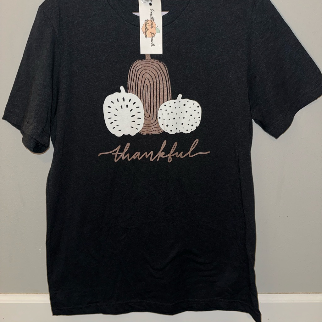 Bella Canvas Black Thankful Tee